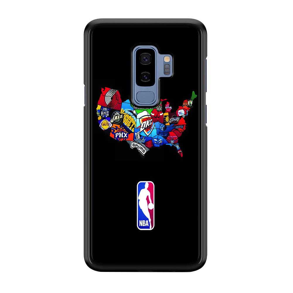 NBA Basketball Samsung Galaxy S9 Plus Case-Plastic / Full Wrap (3D Case)-Xtracase
