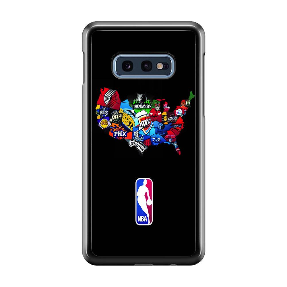 NBA Basketball Samsung Galaxy S10E Case-Plastic / Full Wrap (3D Case)-Xtracase