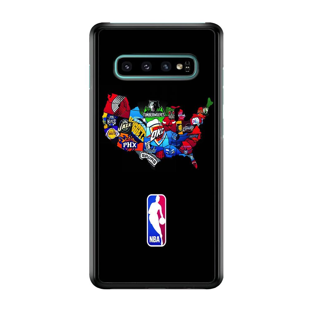 NBA Basketball Samsung Galaxy S10 Case-Plastic / Full Wrap (3D Case)-Xtracase