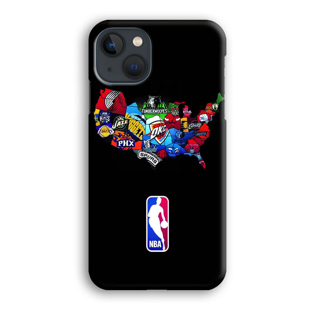 NBA Basketball iPhone 13 Case-Plastic / Full Wrap (3D Case)-Xtracase