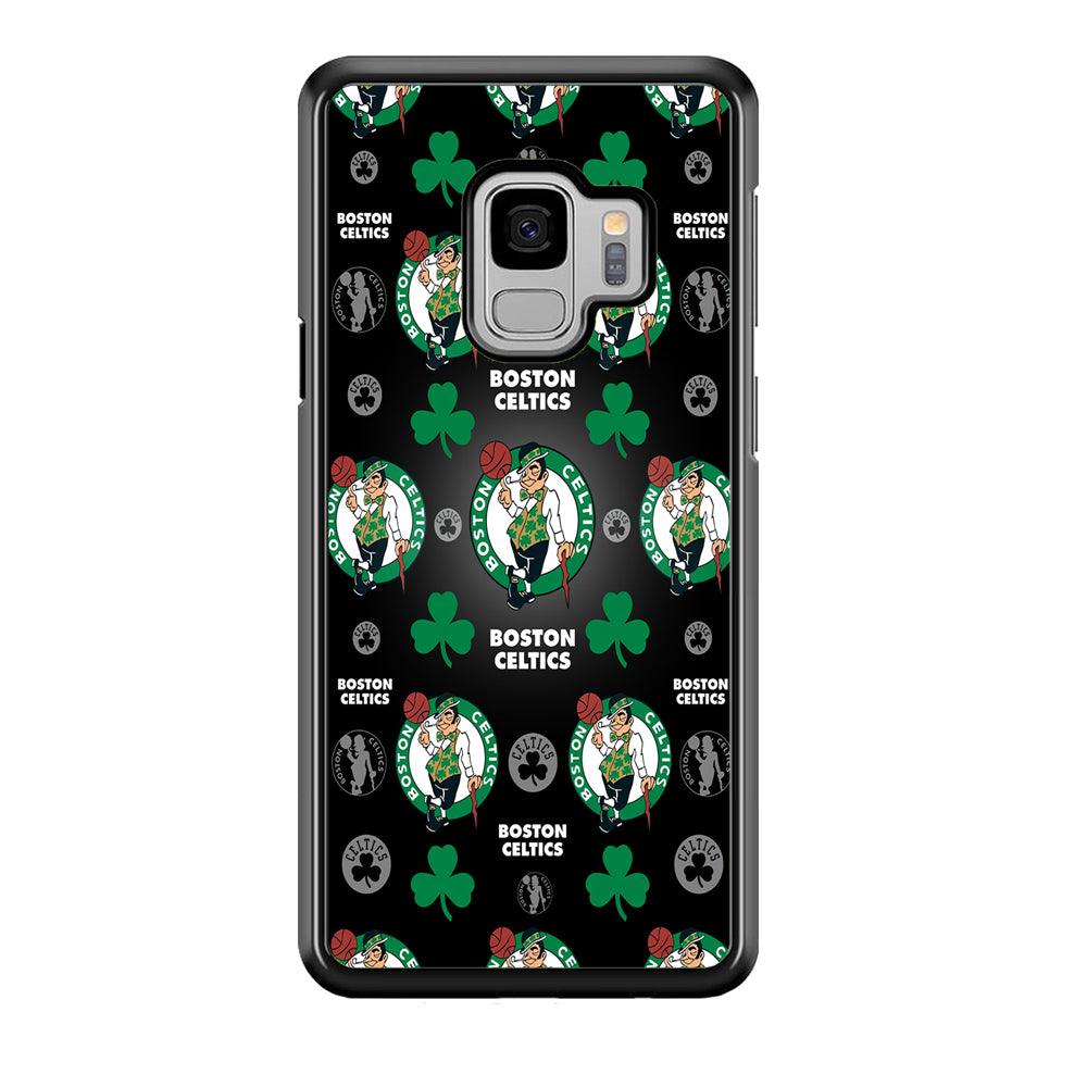 NBA Boston Celtic Basketball 001 Samsung Galaxy S9 Case-Plastic / Full Wrap (3D Case)-Xtracase