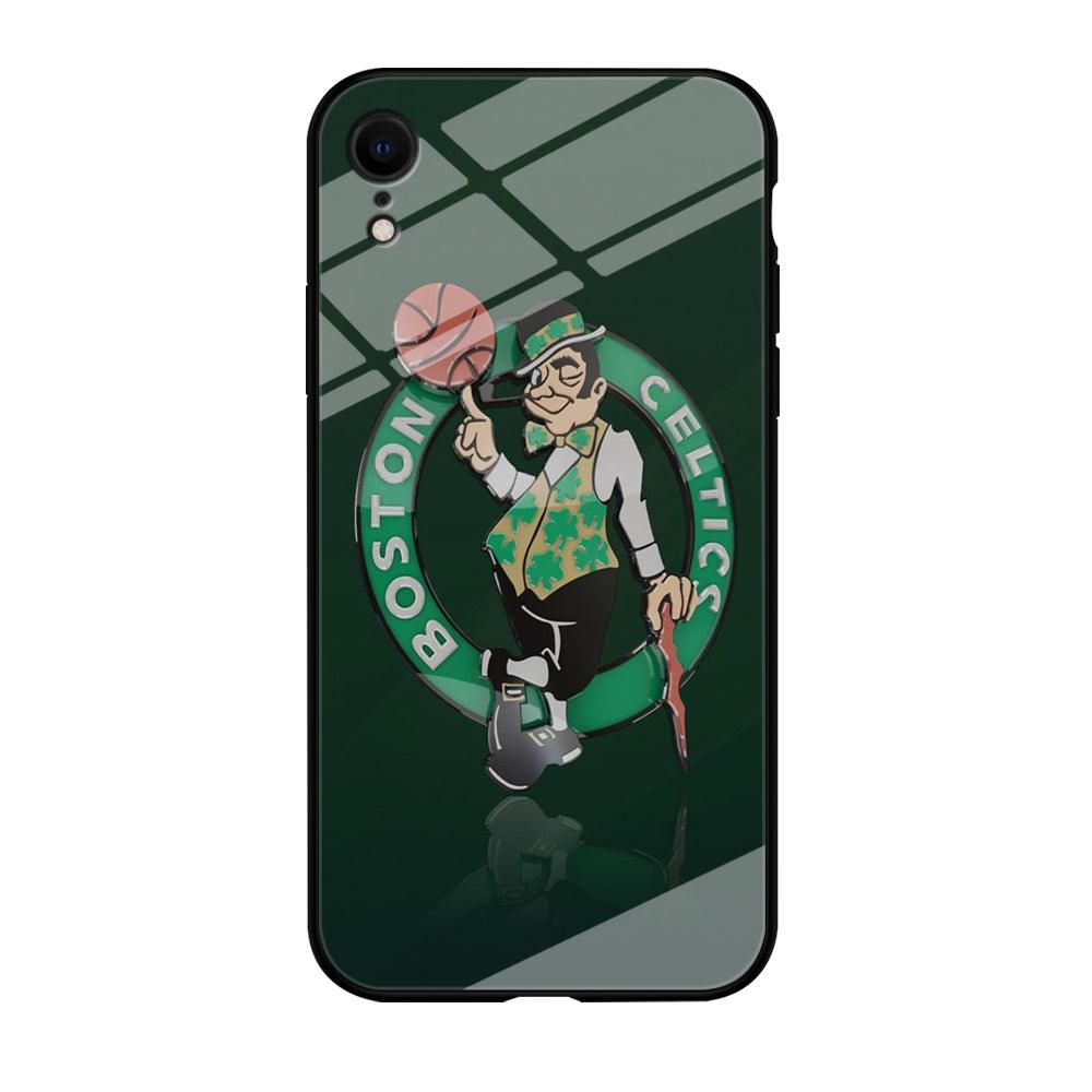NBA Boston Celtic Basketball 002 iPhone XR Case-Tempered Glass Case-Xtracase