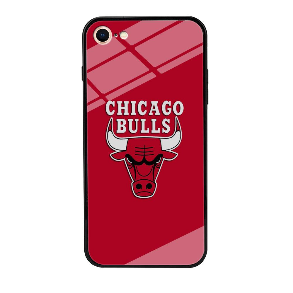 NBA Chicago Bulls Basketball 001 iPhone 8 Case-Tempered Glass Case-Xtracase