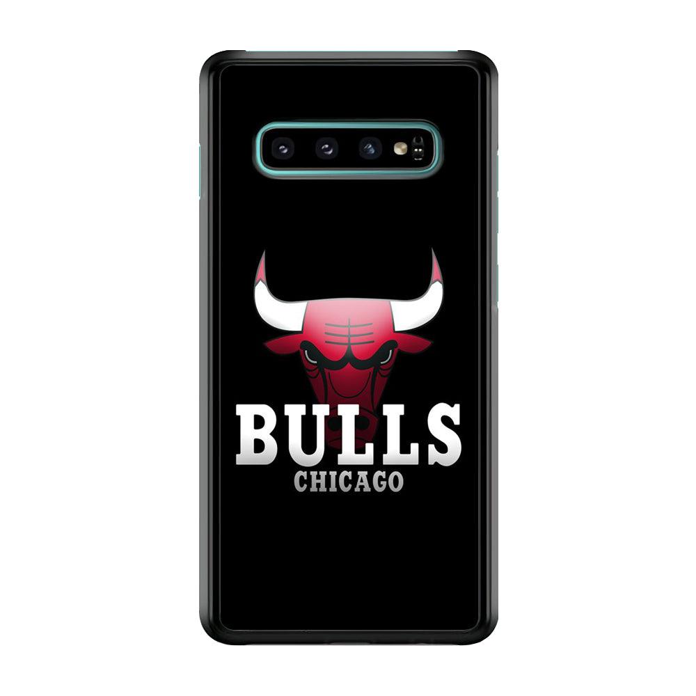 NBA Chicago Bulls Basketball 002 Samsung Galaxy S10 Case-Plastic / Full Wrap (3D Case)-Xtracase