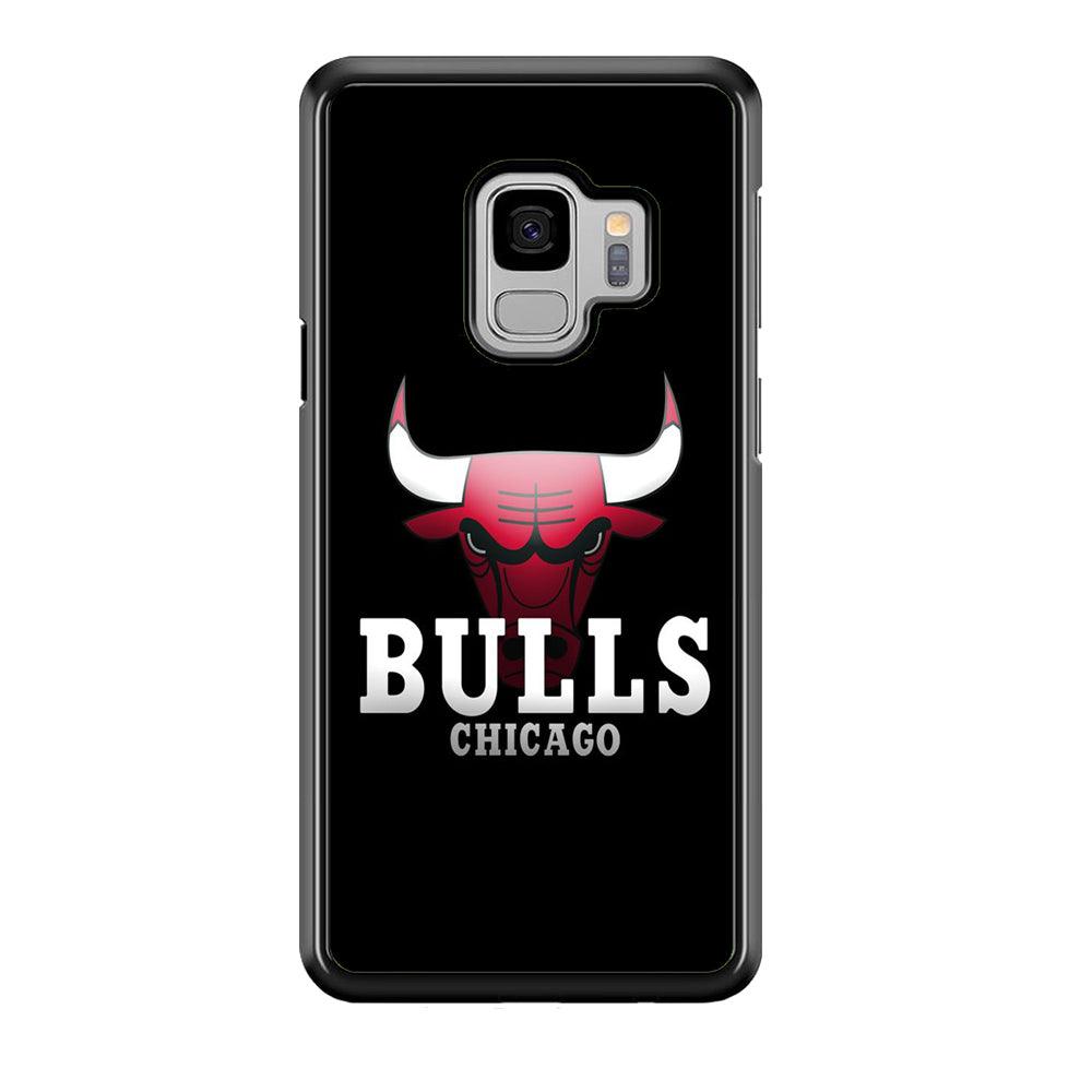 NBA Chicago Bulls Basketball 002 Samsung Galaxy S9 Case-Plastic / Full Wrap (3D Case)-Xtracase