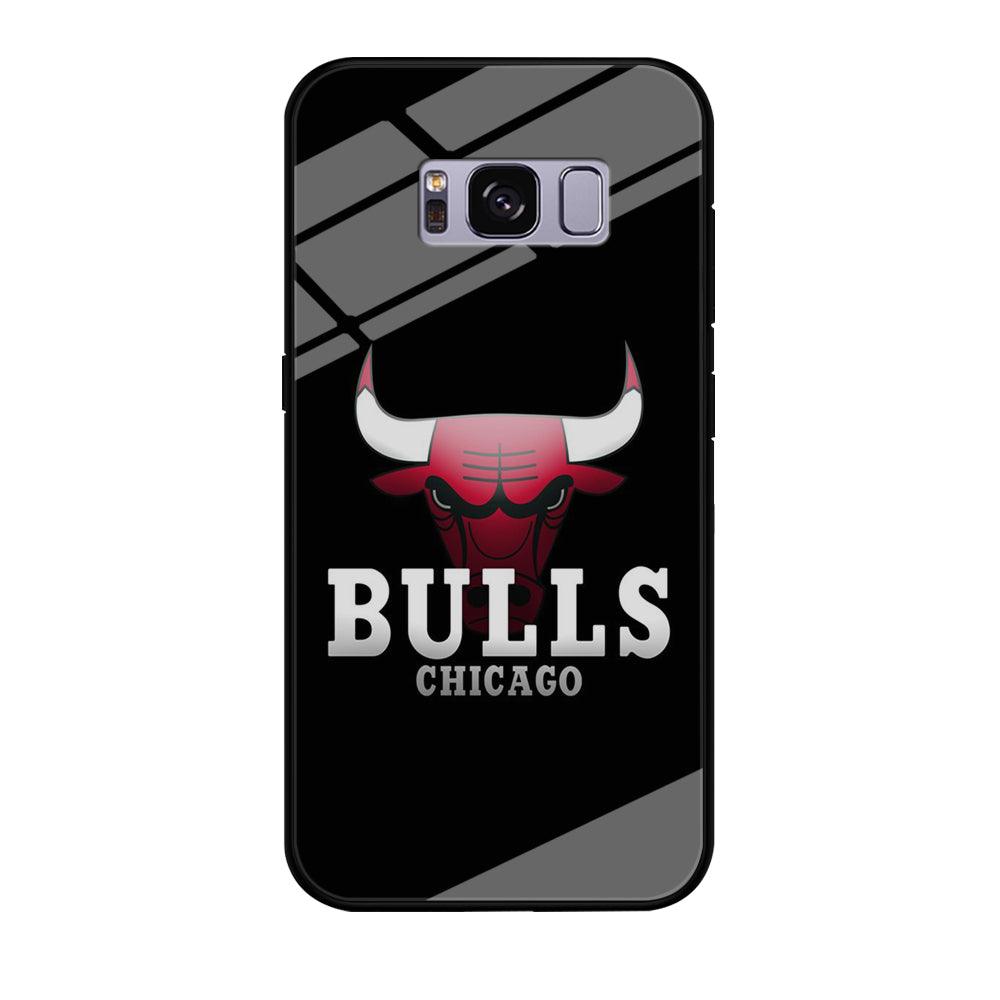 NBA Chicago Bulls Basketball 002 Samsung Galaxy S8 Case-Tempered Glass Case-Xtracase