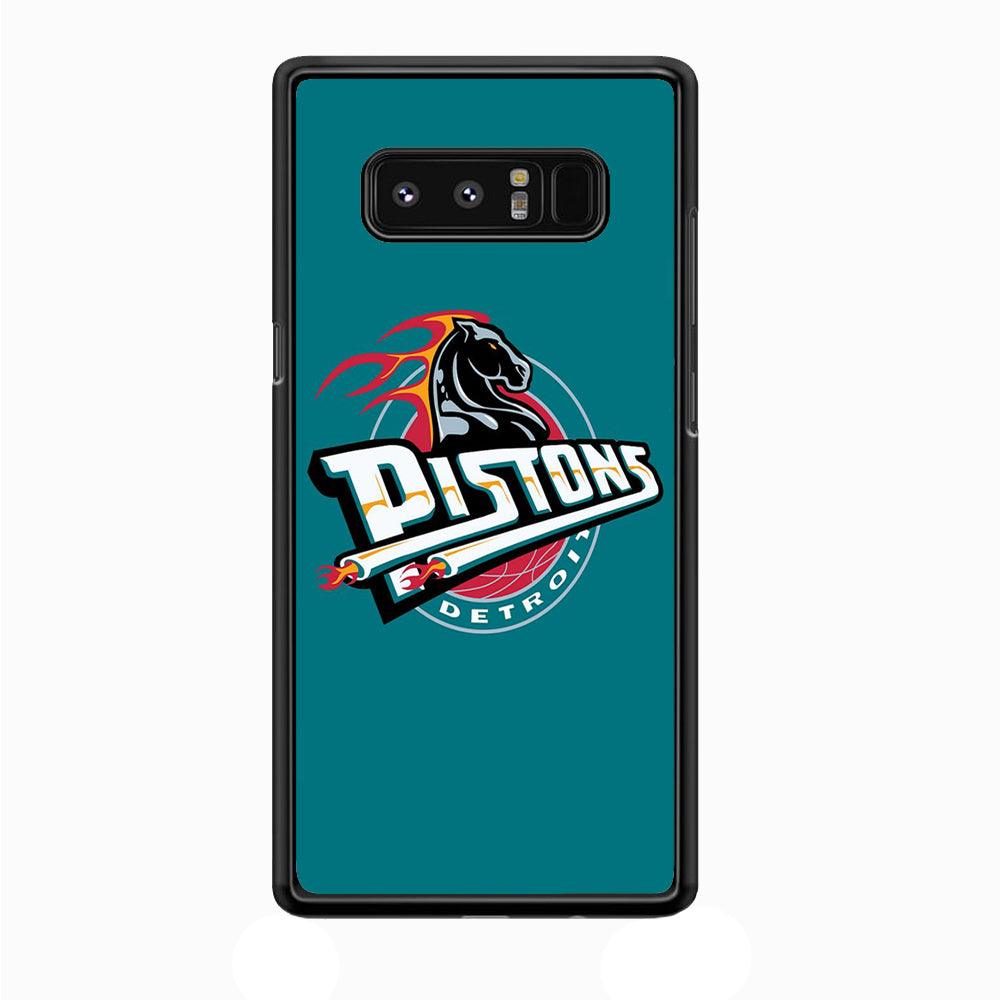 NBA Detroit Pistons Basketball 001 Samsung Galaxy Note 8 Case-Plastic / Full Wrap (3D Case)-Xtracase