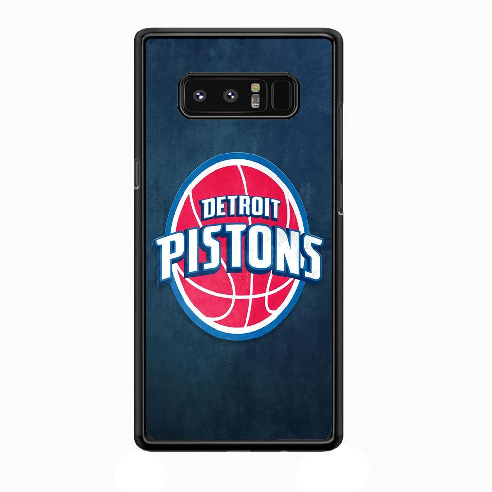 NBA Detroit Pistons Basketball 002 Samsung Galaxy Note 8 Case-Plastic / Full Wrap (3D Case)-Xtracase