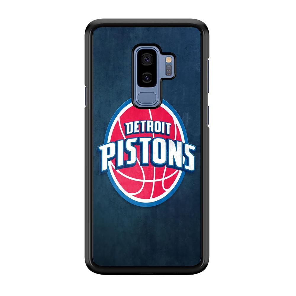 NBA Detroit Pistons Basketball 002 Samsung Galaxy S9 Plus Case-Plastic / Full Wrap (3D Case)-Xtracase
