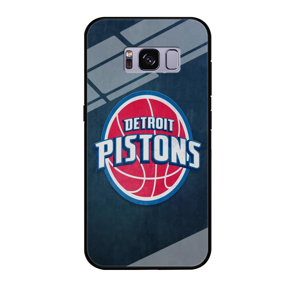 NBA Detroit Pistons Basketball 002 Samsung Galaxy S8 Plus Case-Tempered Glass Case-Xtracase