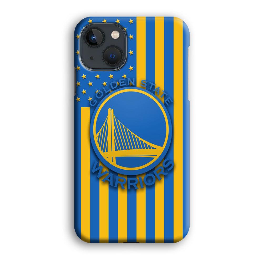 NBA Golden State Warriors Basketball 001 iPhone 13 Mini Case-Plastic / Full Wrap (3D Case)-Xtracase