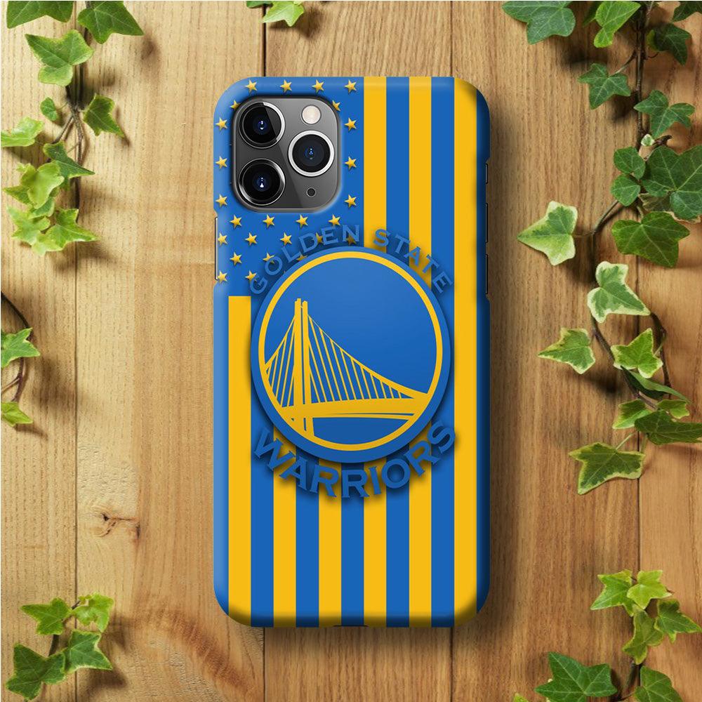 NBA Golden State Warriors Basketball 001 iPhone 11 Pro Case-Plastic / Full Wrap (3D Case)-Xtracase