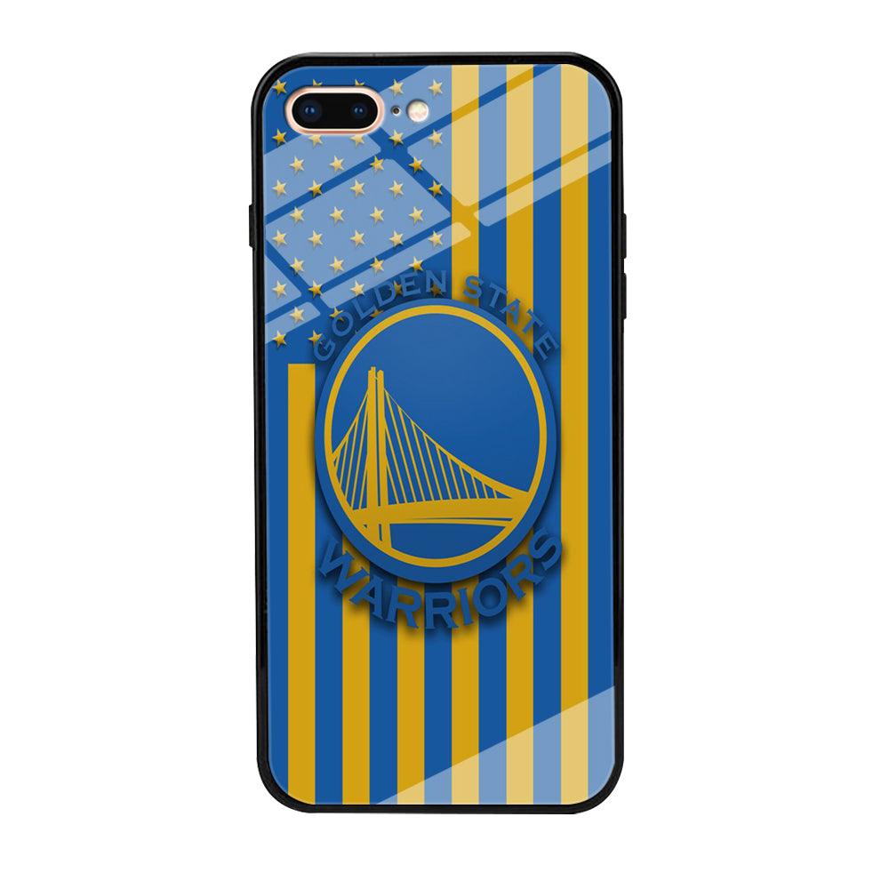NBA Golden State Warriors Basketball 001 iPhone 8 Plus Case-Tempered Glass Case-Xtracase