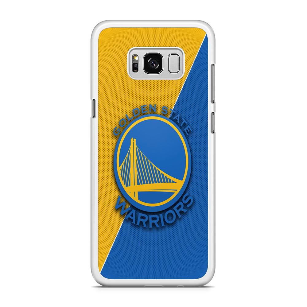 NBA Golden State Warriors Basketball 002 Samsung Galaxy S8 Plus Case-Rubber / White (2D Case)-Xtracase