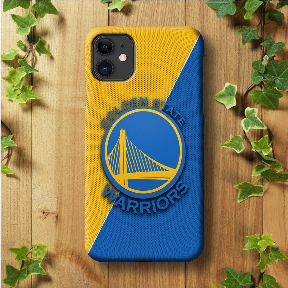 NBA Golden State Warriors Basketball 002 iPhone 11 Case-Plastic / Full Wrap (3D Case)-Xtracase
