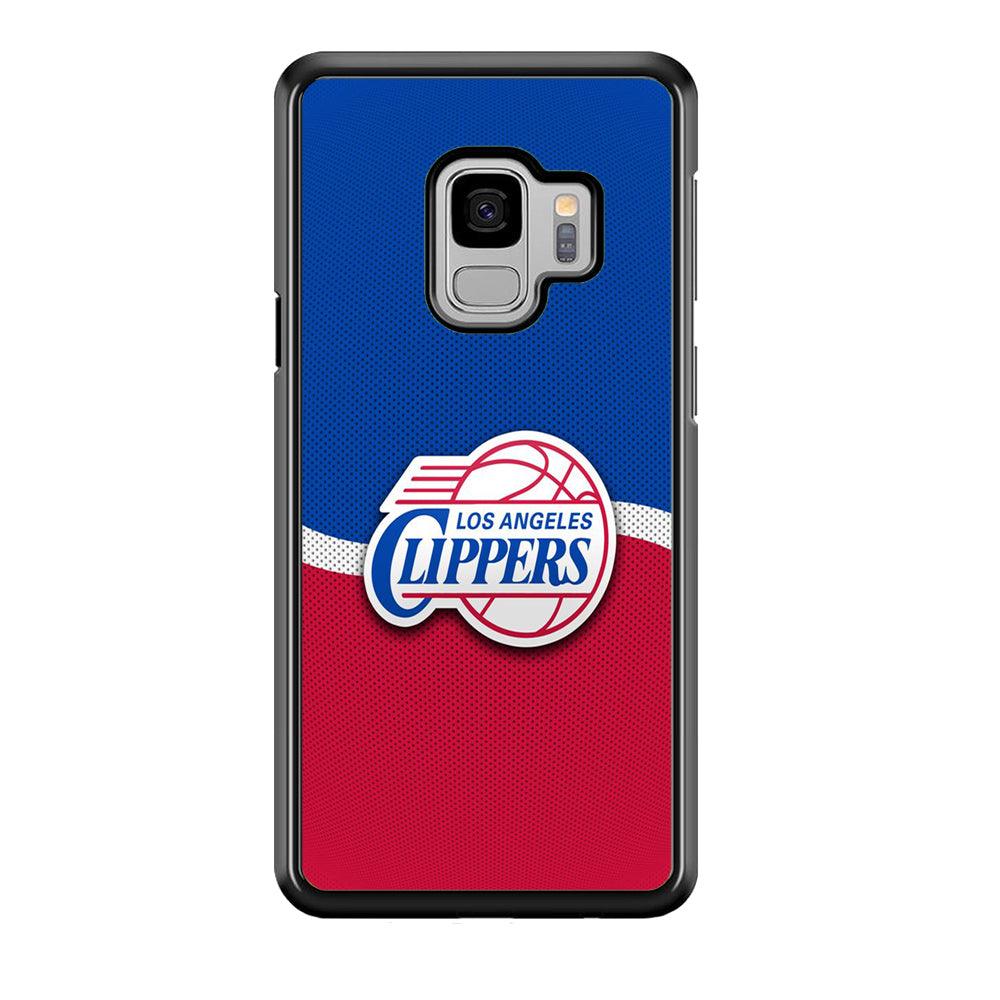 NBA Los Angeles Clippers Basketball 002 Samsung Galaxy S9 Case-Plastic / Full Wrap (3D Case)-Xtracase
