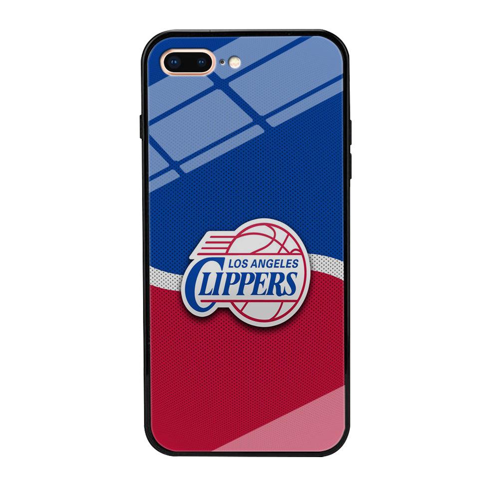 NBA Los Angeles Clippers Basketball 002 iPhone 8 Plus Case-Tempered Glass Case-Xtracase