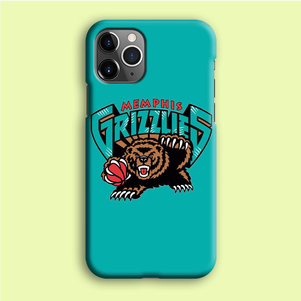 NBA Memphis Grizzlies Basketball 002 iPhone 12 Pro Case-Plastic / Full Wrap (3D Case)-Xtracase
