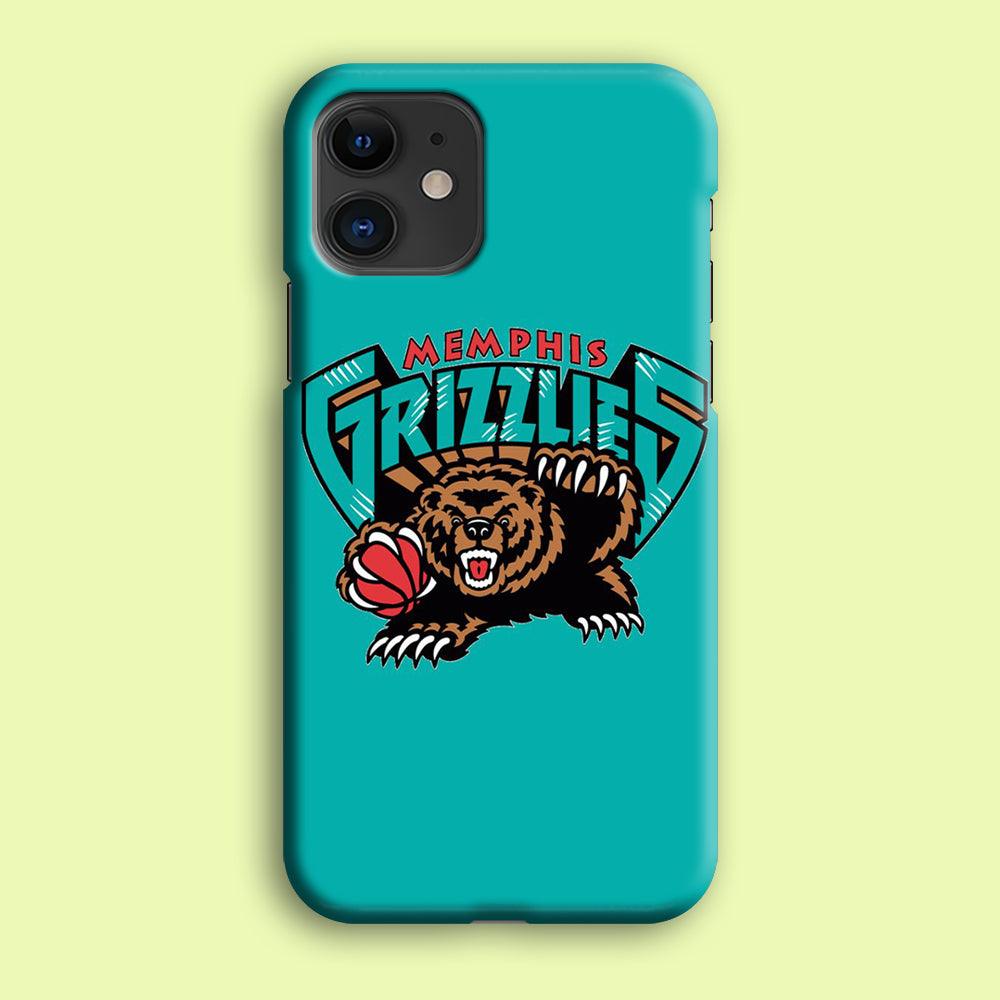 NBA Memphis Grizzlies Basketball 002 iPhone 12 Mini Case-Plastic / Full Wrap (3D Case)-Xtracase