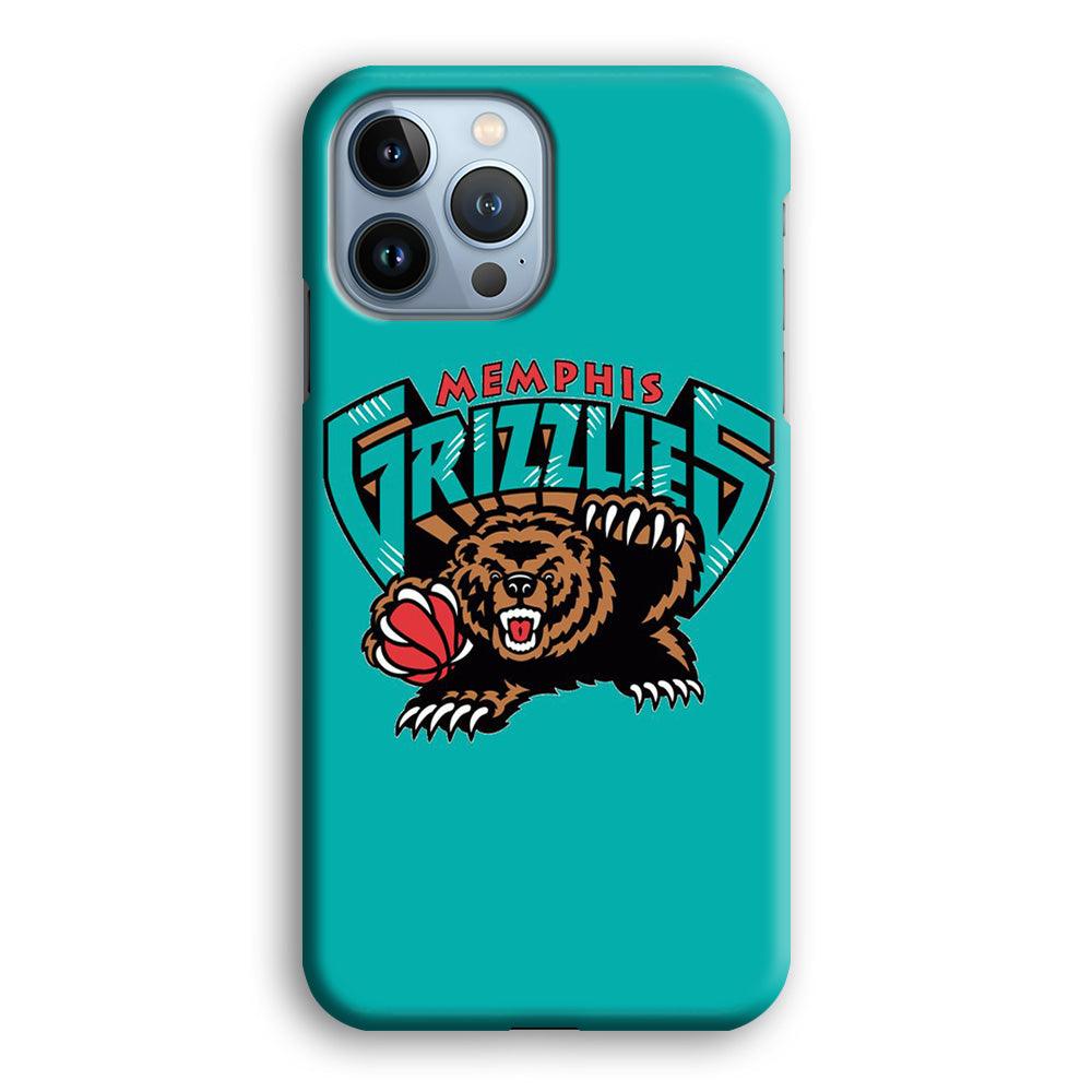 NBA Memphis Grizzlies Basketball 002 iPhone 13 Pro Max Case-Plastic / Full Wrap (3D Case)-Xtracase