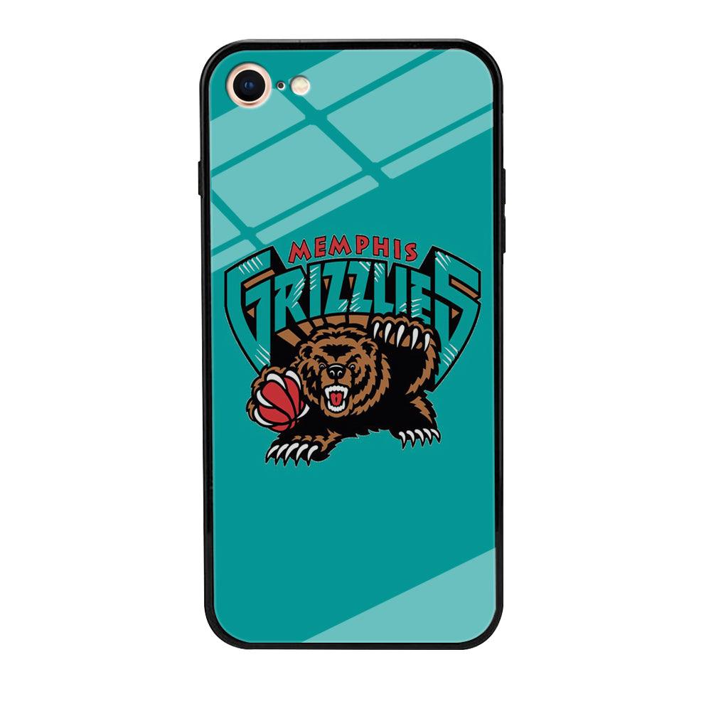 NBA Memphis Grizzlies Basketball 002 iPhone 7 Case-Tempered Glass Case-Xtracase