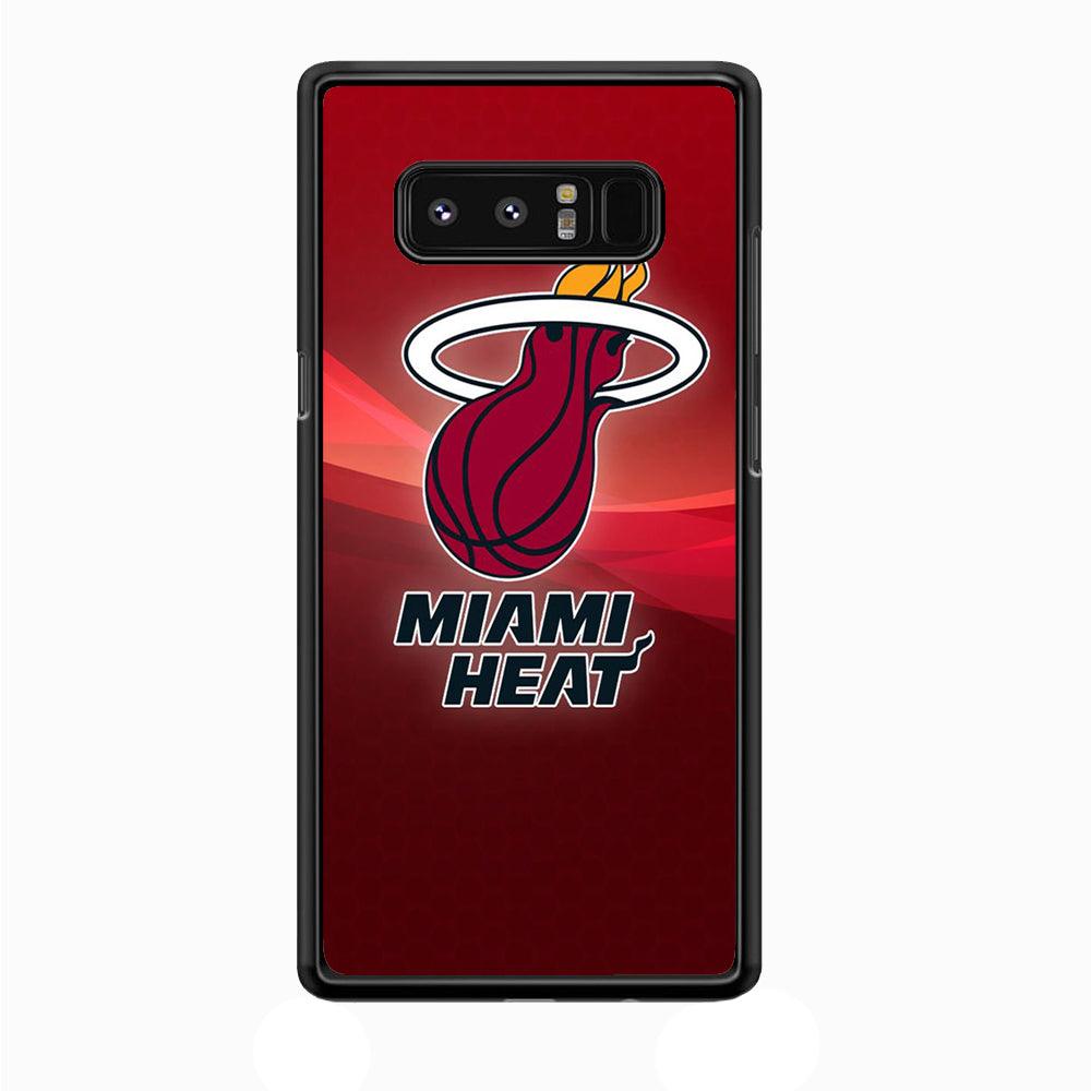 NBA Miami Heat Basketball 001 Samsung Galaxy Note 8 Case-Plastic / Full Wrap (3D Case)-Xtracase