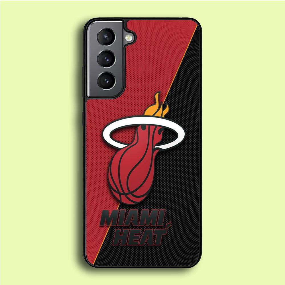 NBA Miami Heat Basketball 002 Samsung Galaxy A16 Case-Rubber / Black (2D Case)-Xtracase