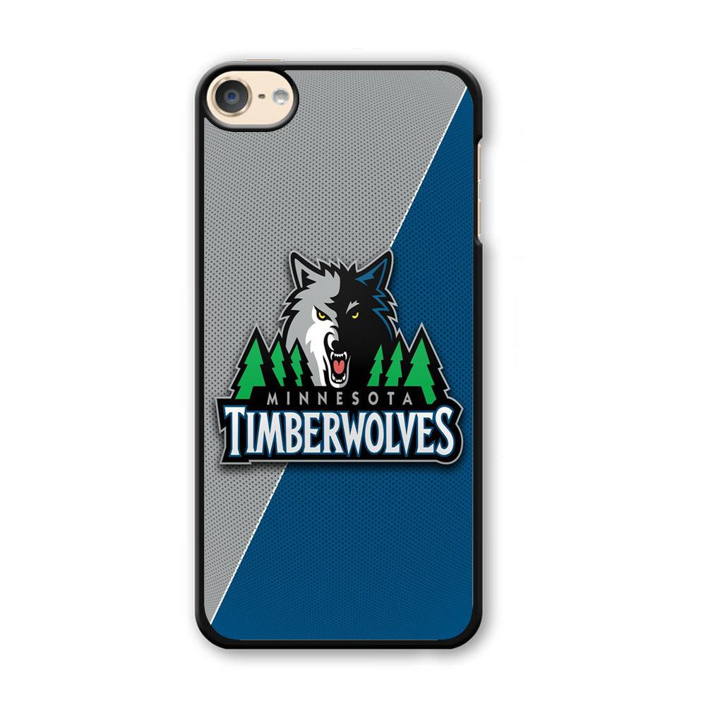NBA Minnesota Timberwolves Basketball 001 iPod Touch 6 Case-Plastic / Full Wrap (3D Case)-Xtracase
