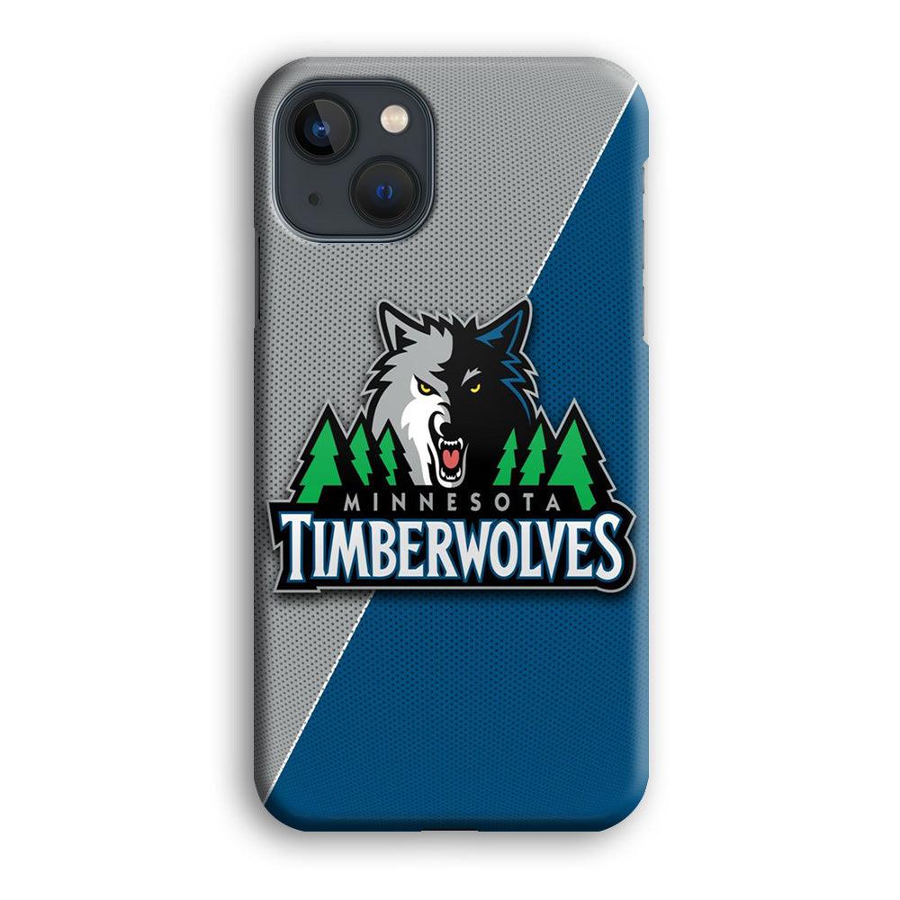 NBA Minnesota Timberwolves Basketball 001 iPhone 13 Mini Case-Plastic / Full Wrap (3D Case)-Xtracase