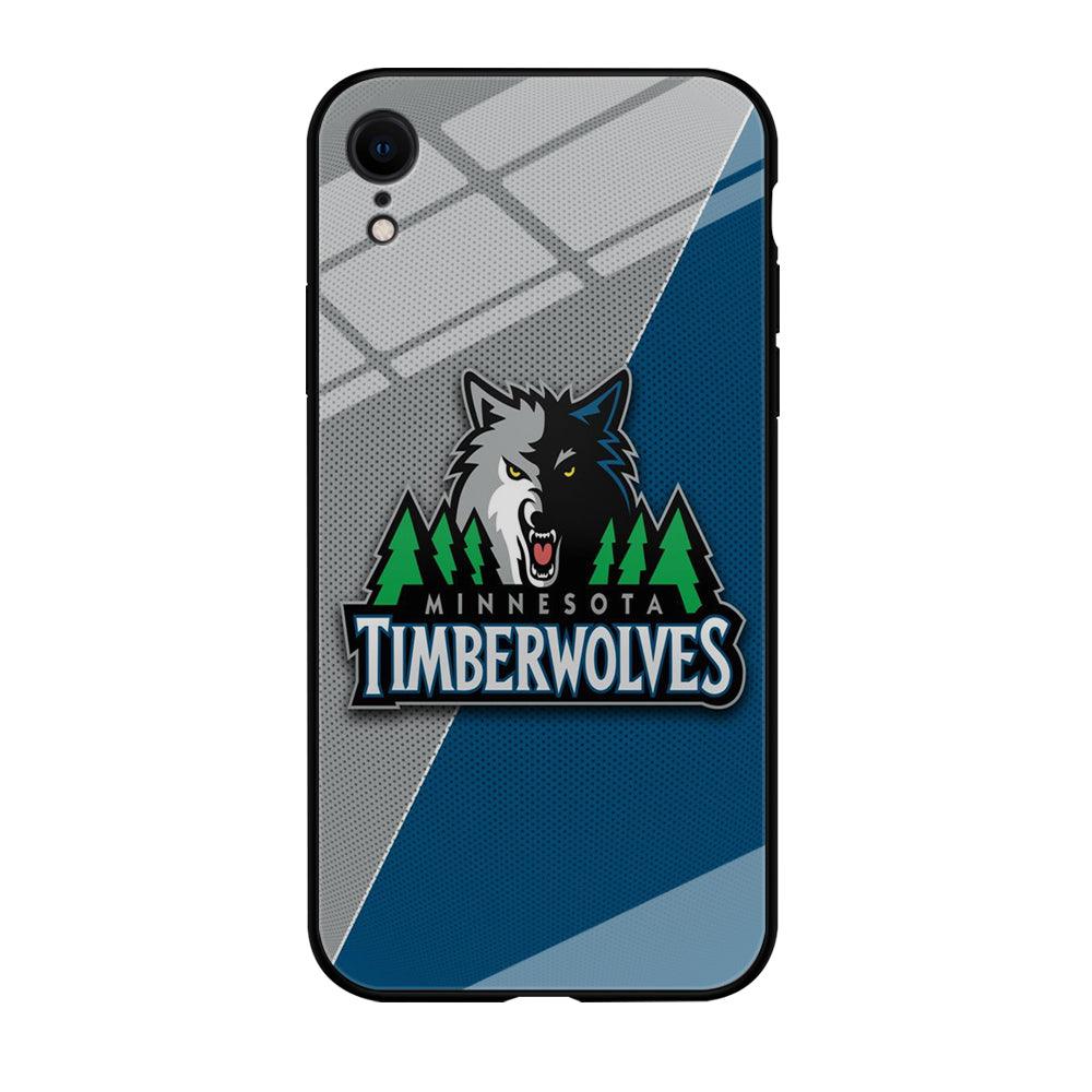 NBA Minnesota Timberwolves Basketball 001 iPhone XR Case-Tempered Glass Case-Xtracase