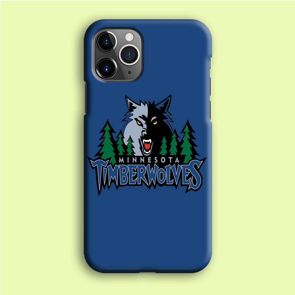 NBA Minnesota Timberwolves Basketball 002 iPhone 12 Pro Case-Plastic / Full Wrap (3D Case)-Xtracase