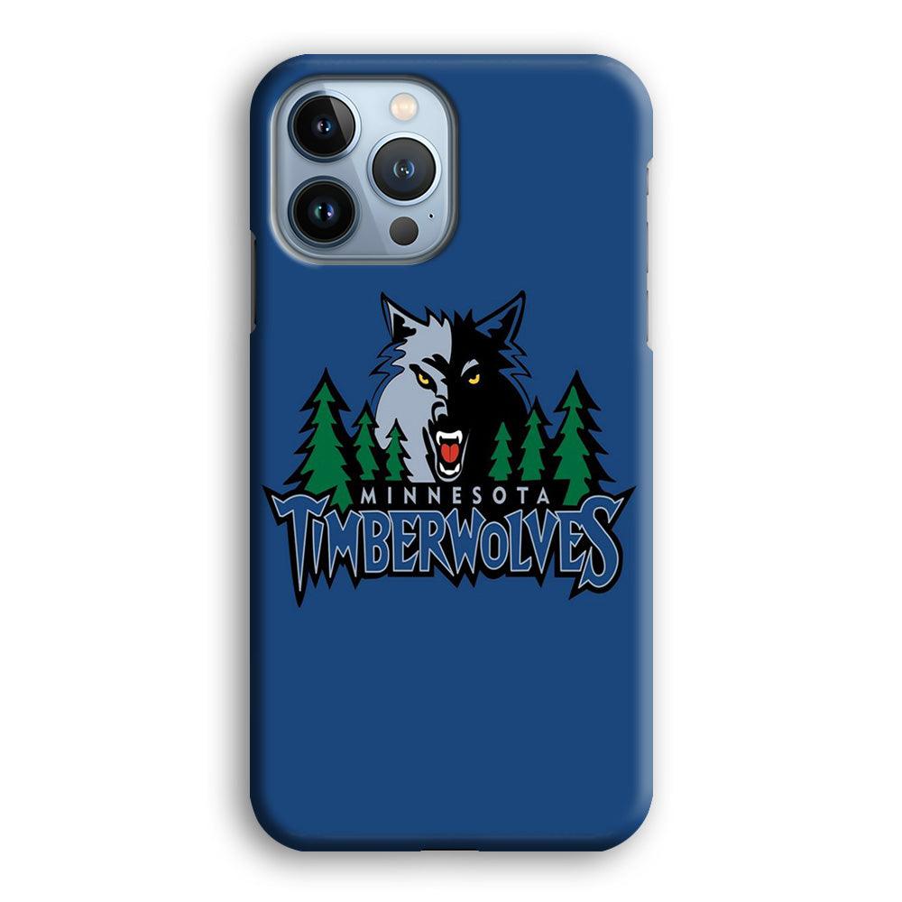 NBA Minnesota Timberwolves Basketball 002 iPhone 13 Pro Case-Plastic / Full Wrap (3D Case)-Xtracase