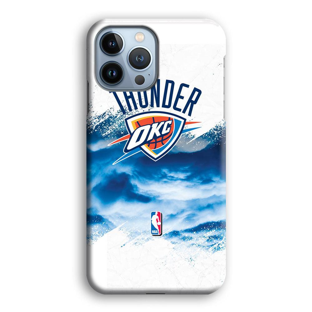 NBA Thunder Basketball 002 iPhone 13 Pro Max Case-Plastic / Full Wrap (3D Case)-Xtracase