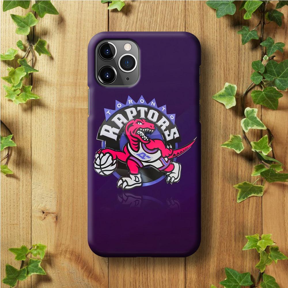 NBA Toronto Raptors Basketball 002 iPhone 11 Pro Max Case-Plastic / Full Wrap (3D Case)-Xtracase