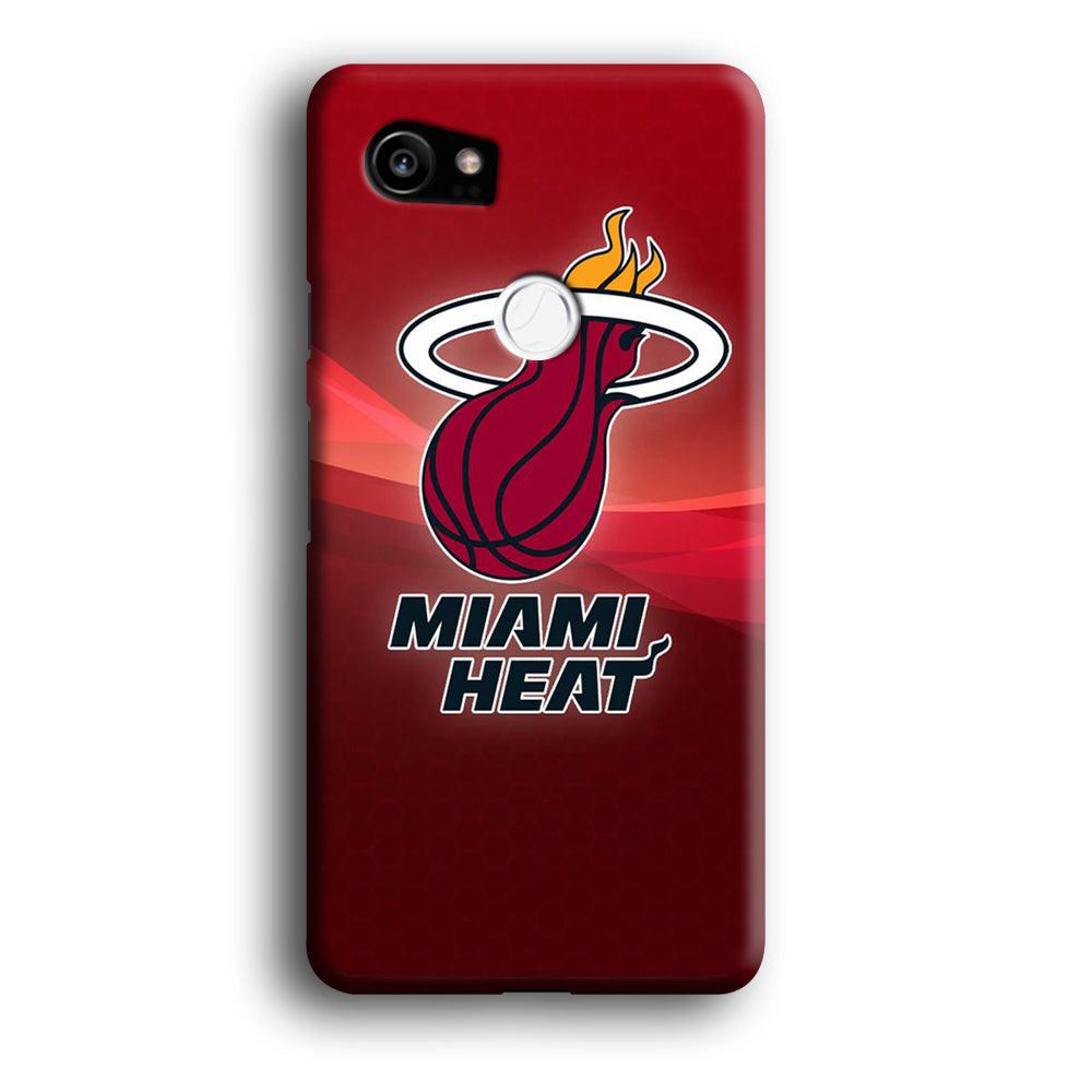 NBA Miami Heat Basketball 001 Google Pixel 2 XL 3D Case-Xtracase