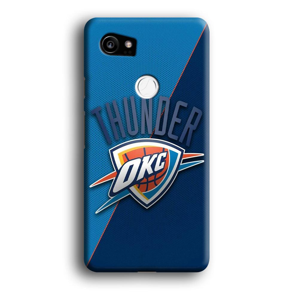 NBA Thunder Basketball 001 Google Pixel 2 XL 3D Case-Xtracase