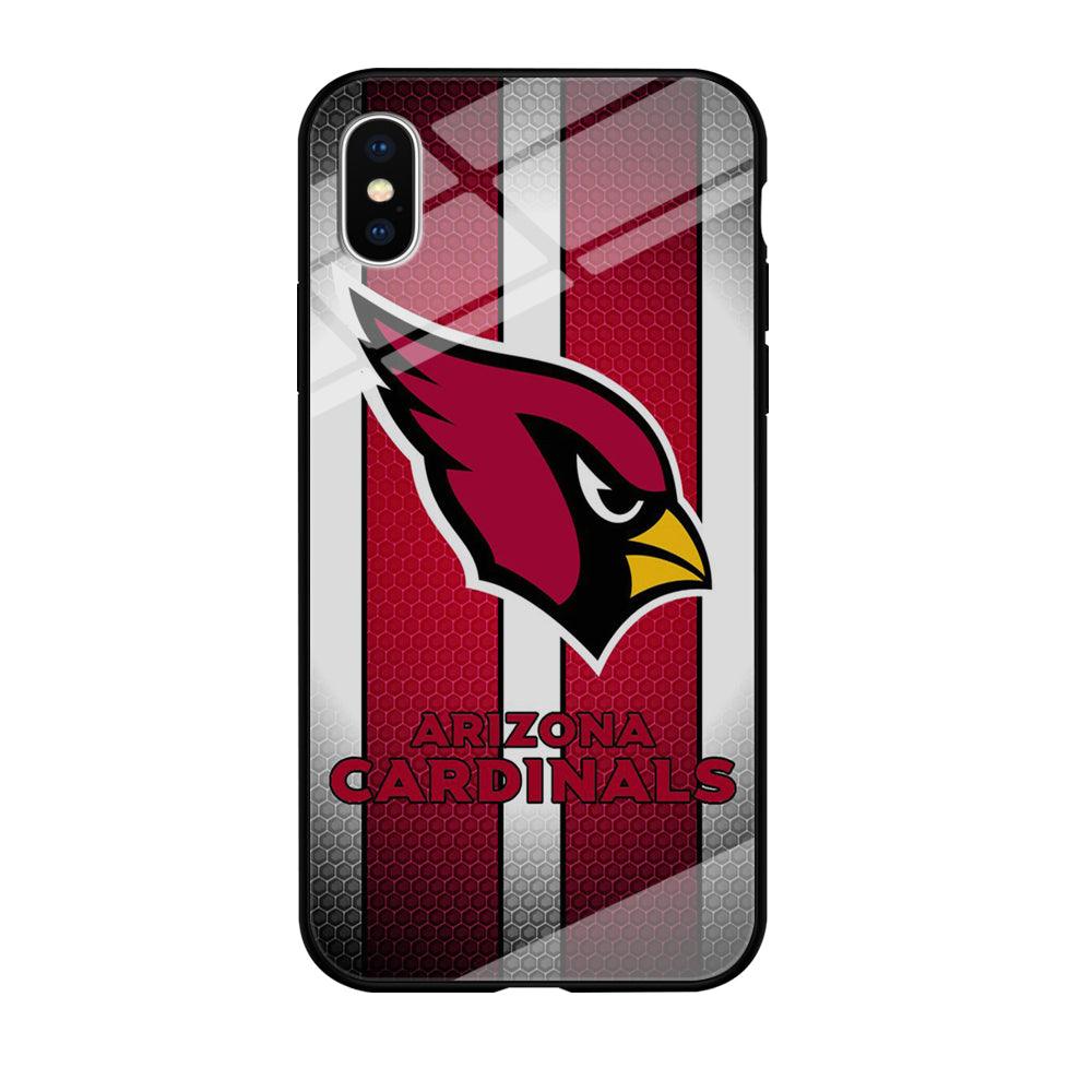 NFL Arizona Cardinals 001 iPhone Xs Case-Tempered Glass Case-Xtracase