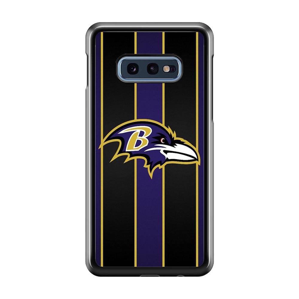 NFL Baltimore Ravens 001 Samsung Galaxy S10E Case-Plastic / Full Wrap (3D Case)-Xtracase