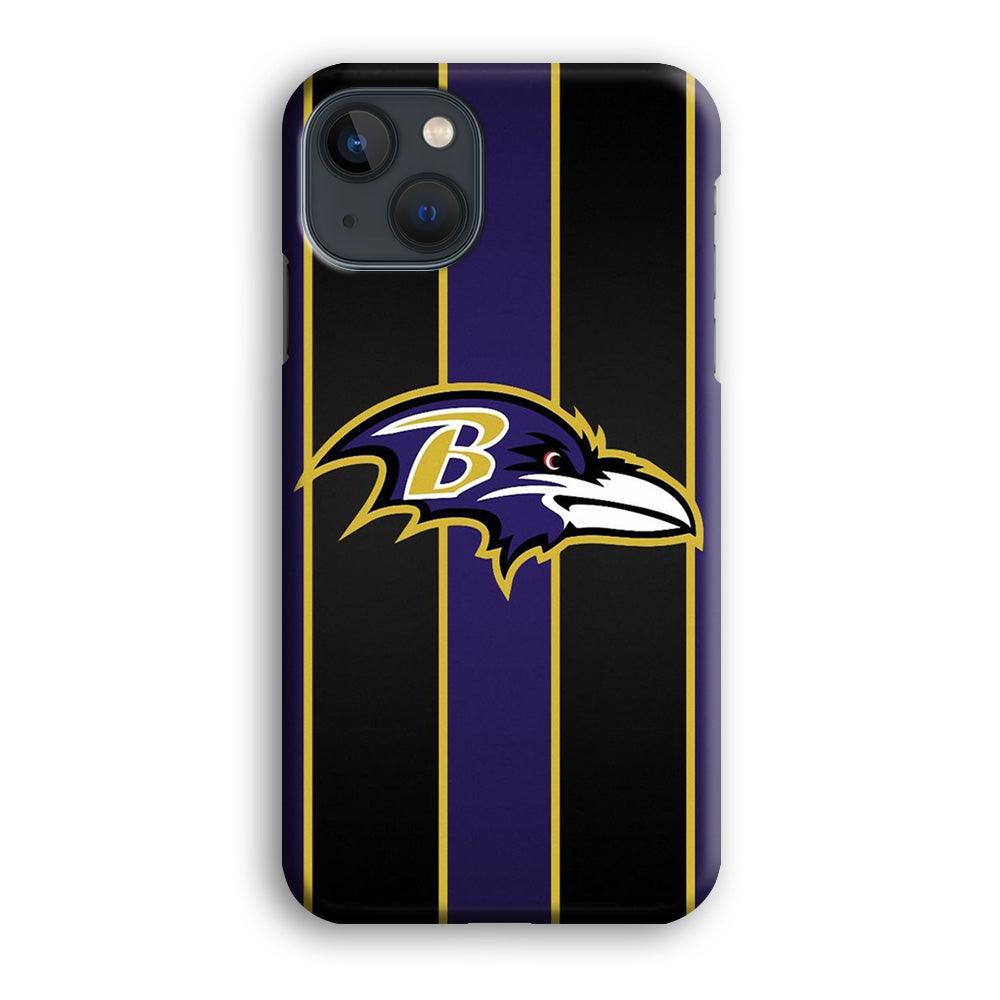 NFL Baltimore Ravens 001 iPhone 13 Case-Plastic / Full Wrap (3D Case)-Xtracase
