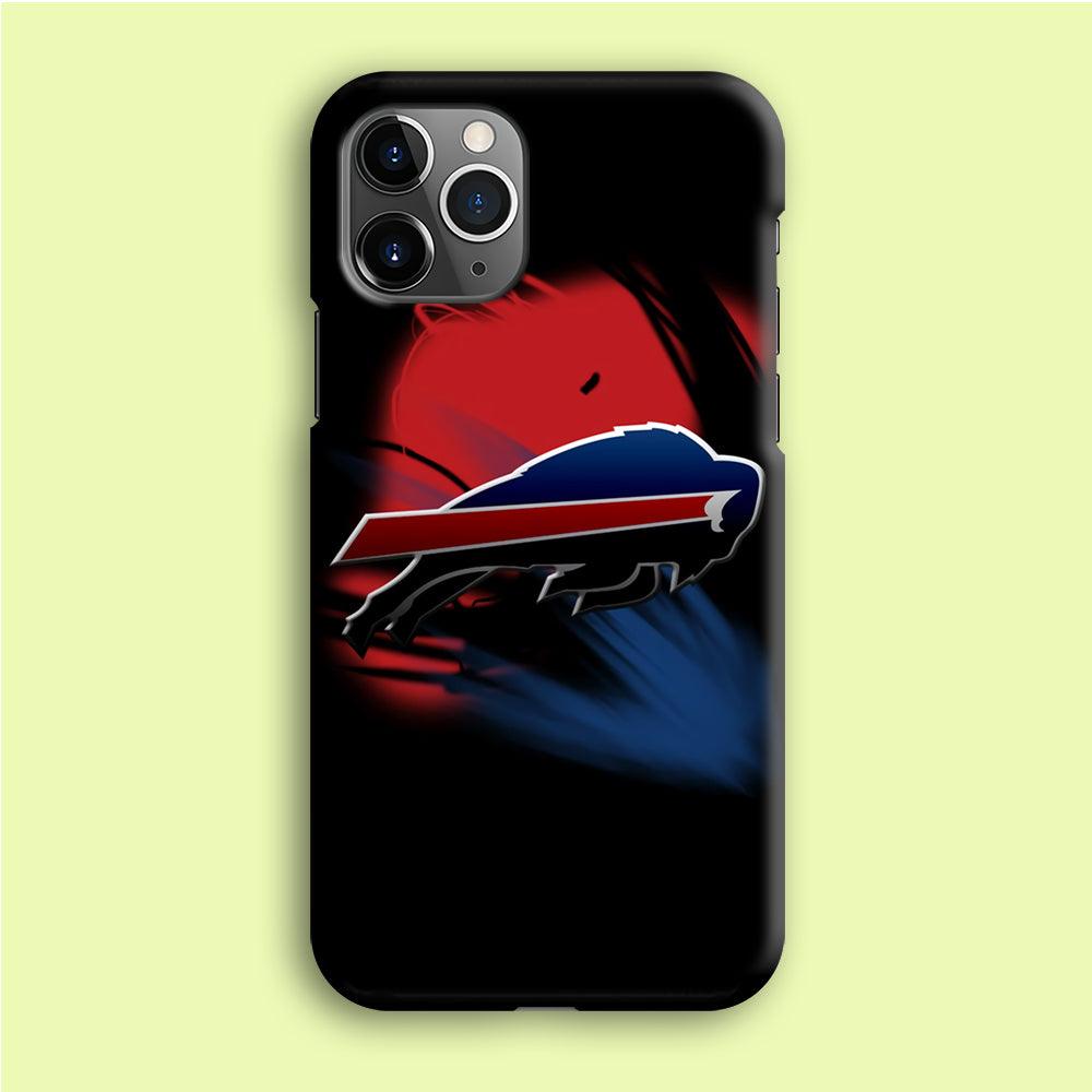NFL Buffalo Bills 001 iPhone 12 Pro Max Case-Plastic / Full Wrap (3D Case)-Xtracase