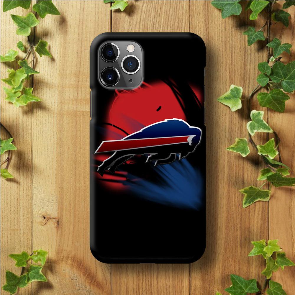 NFL Buffalo Bills 001 iPhone 11 Pro Max Case-Plastic / Full Wrap (3D Case)-Xtracase