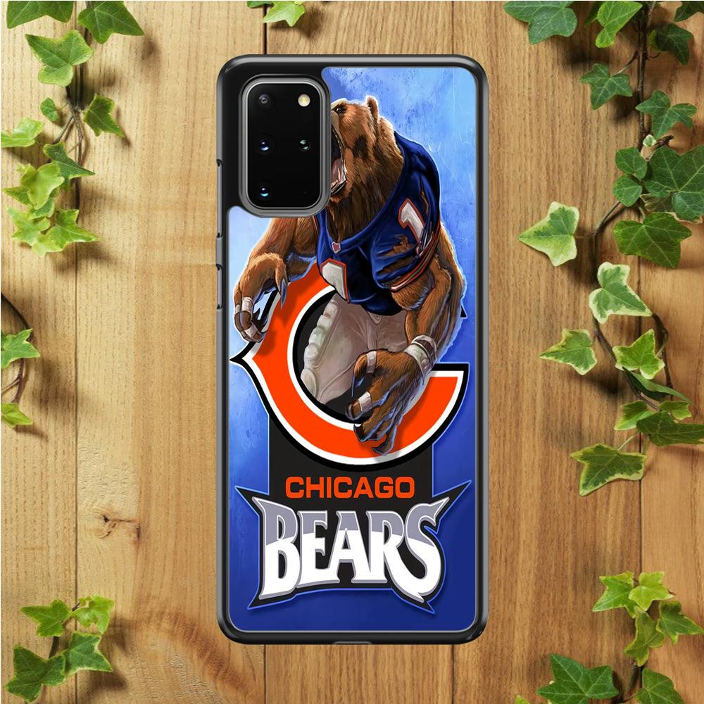 NFL Chicago Bears 001 Samsung Galaxy S20 Plus Case-Plastic / Full Wrap (3D Case)-Xtracase