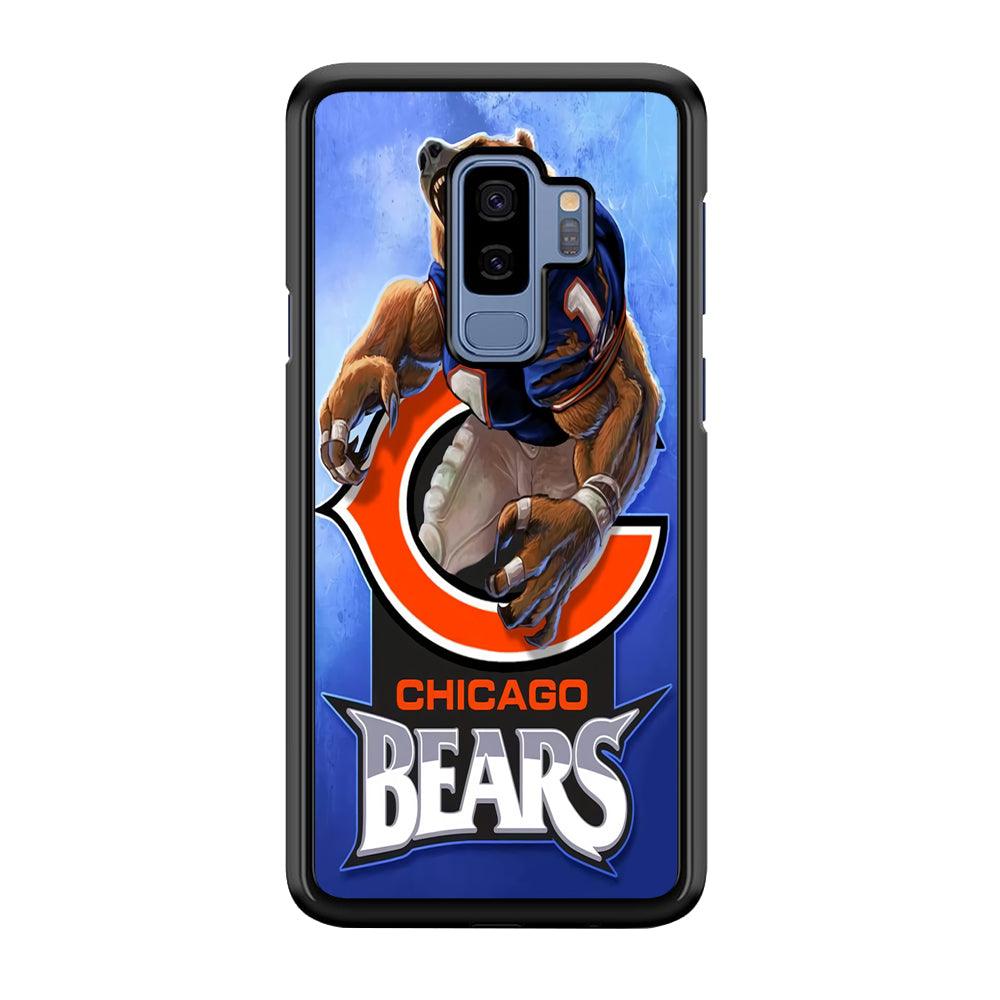 NFL Chicago Bears 001 Samsung Galaxy S9 Plus Case-Plastic / Full Wrap (3D Case)-Xtracase