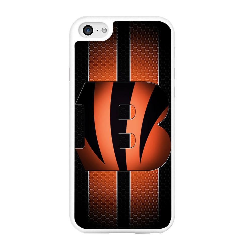 NFL Cincinnati Bengals 001 iPhone 6 | 6s Case-Rubber / White (2D Case)-Xtracase