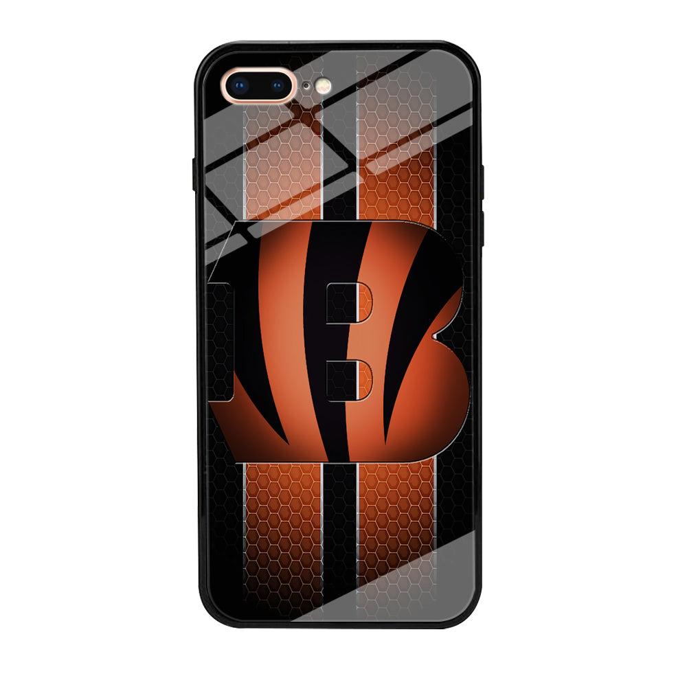 NFL Cincinnati Bengals 001 iPhone 7 Plus Case-Tempered Glass Case-Xtracase