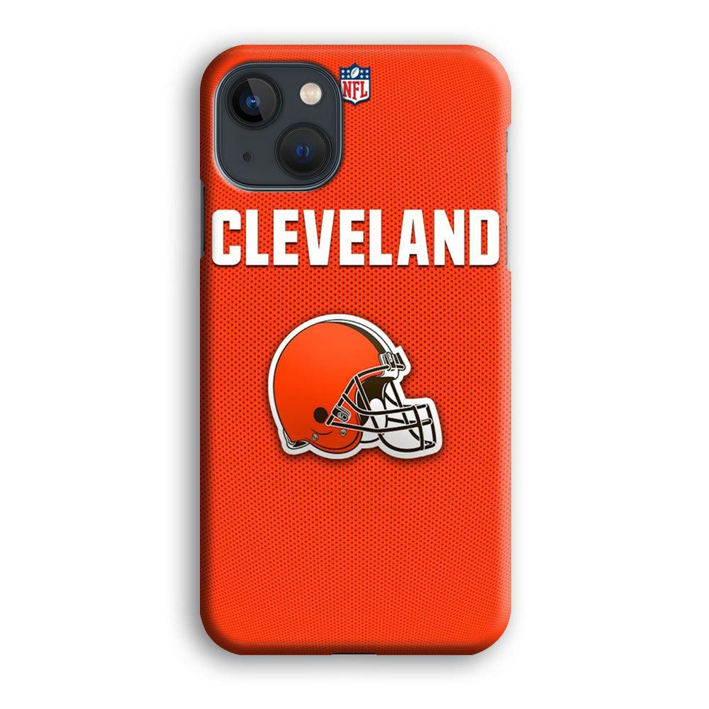 NFL Cleveland Browns 001 iPhone 13 Case-Plastic / Full Wrap (3D Case)-Xtracase