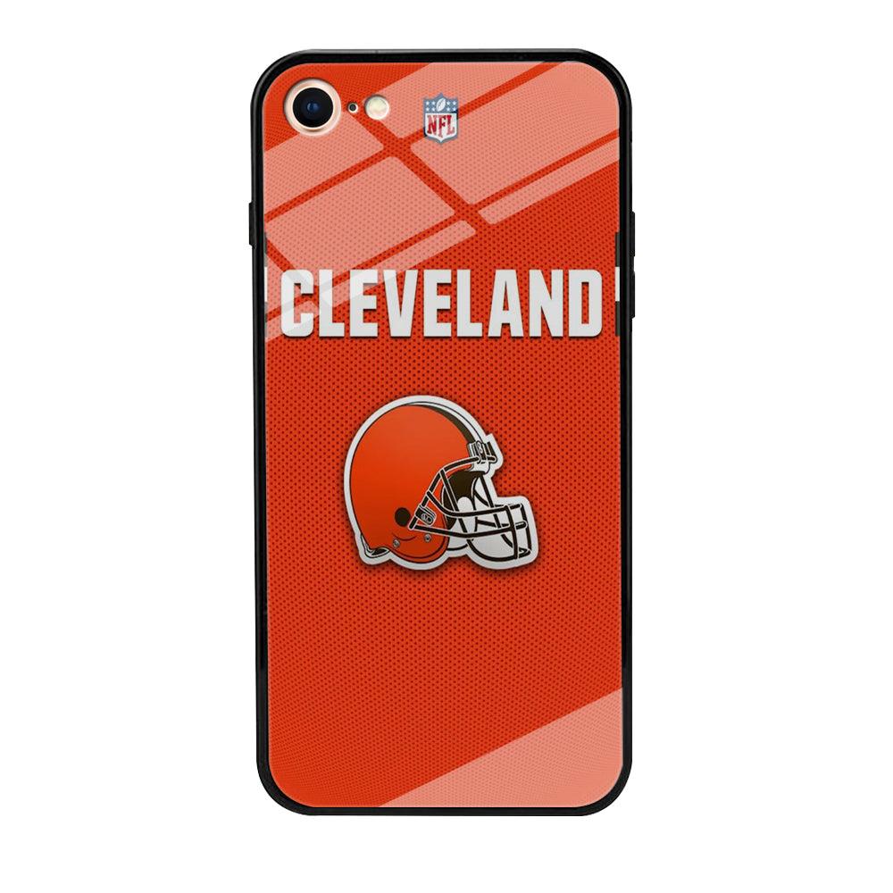 NFL Cleveland Browns 001 iPhone 7 Case-Tempered Glass Case-Xtracase