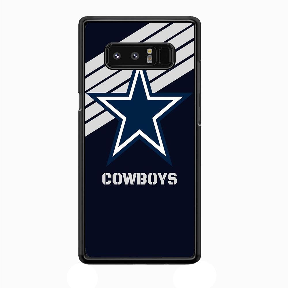 NFL Dallas Cowboys 001 Samsung Galaxy Note 8 Case-Plastic / Full Wrap (3D Case)-Xtracase