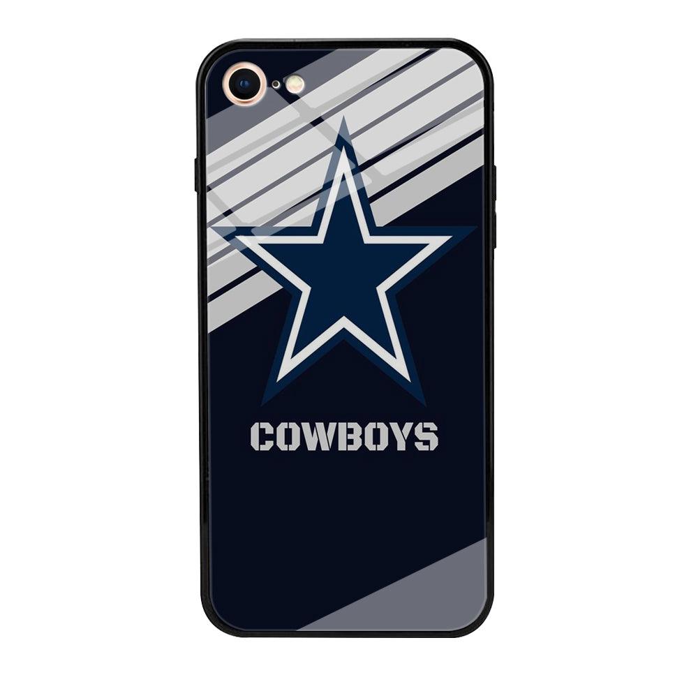 NFL Dallas Cowboys 001 iPhone 8 Case-Tempered Glass Case-Xtracase