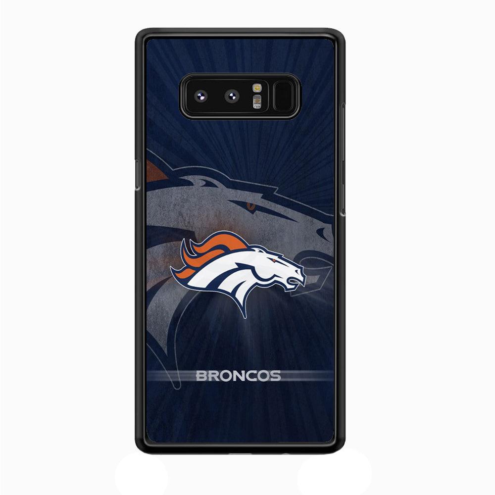 NFL Denver Broncos 001 Samsung Galaxy Note 8 Case-Plastic / Full Wrap (3D Case)-Xtracase